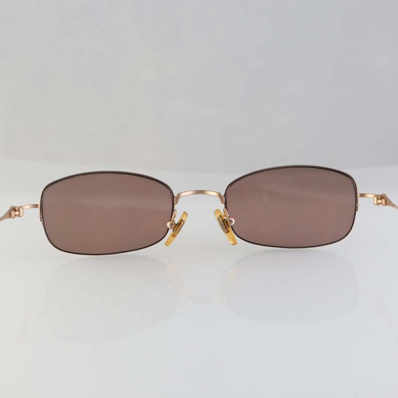 Vogue Eyewear | Accessories | Vogue Eyeglasses Half Rim Gold Metal ...